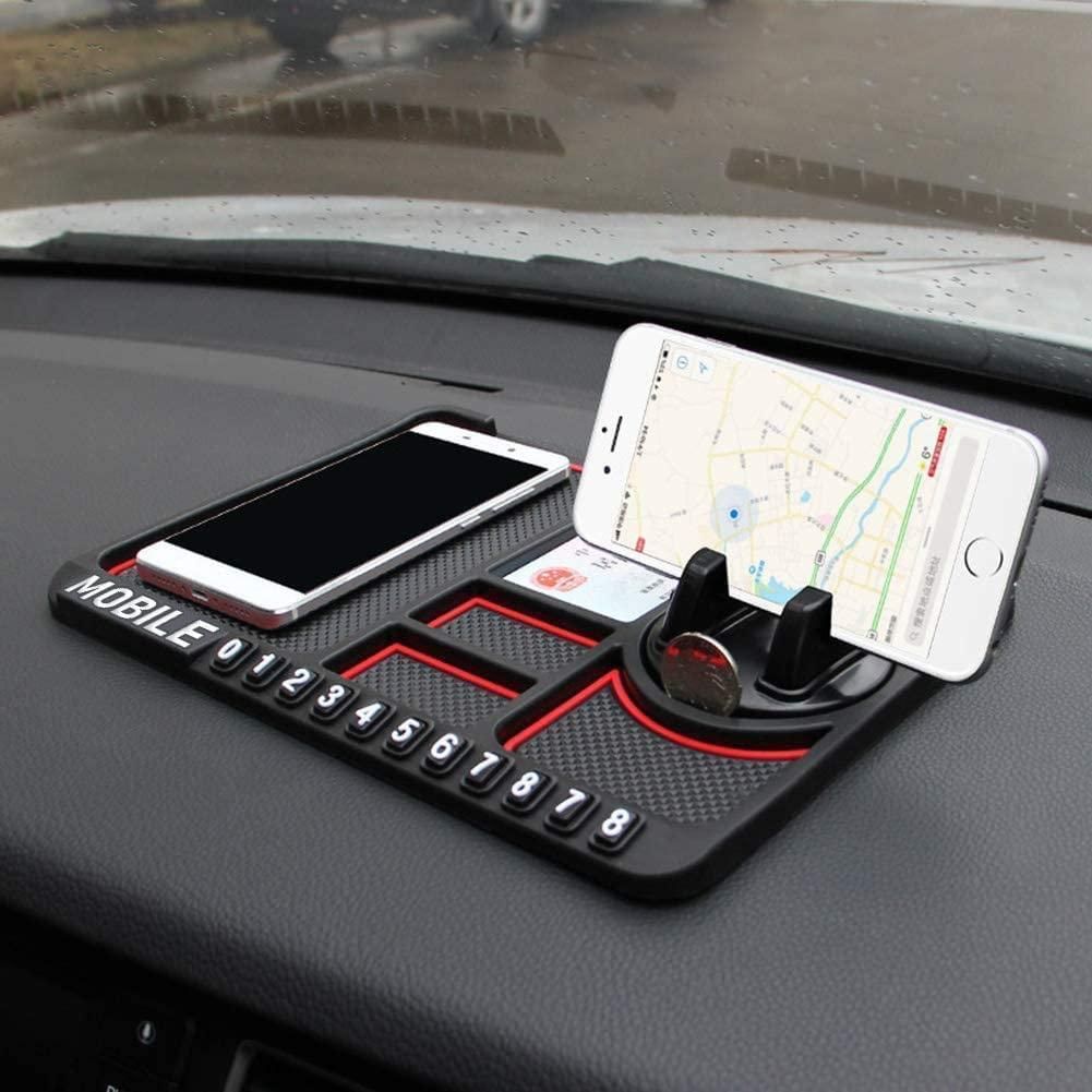 HSR Car Accessories Multifunction Phone GPS Holder Anti-Slip Silicone Pad