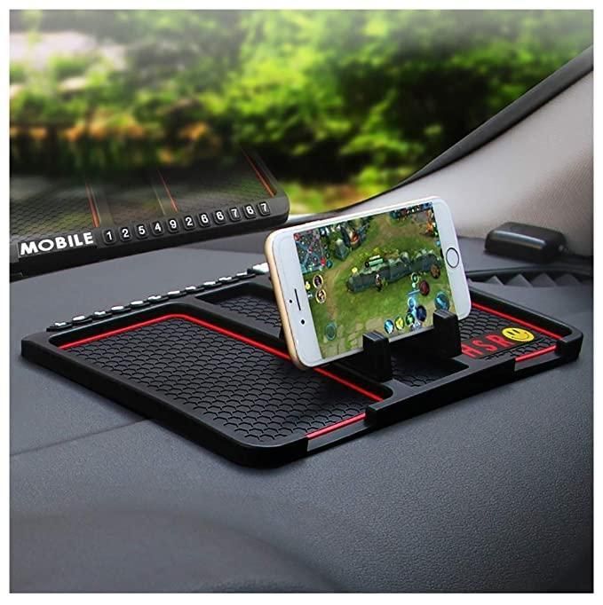 HSR Car Accessories Multifunction Phone GPS Holder Anti-Slip Silicone Pad