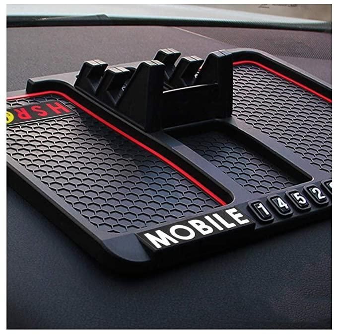 HSR Car Accessories Multifunction Phone GPS Holder Anti-Slip Silicone Pad